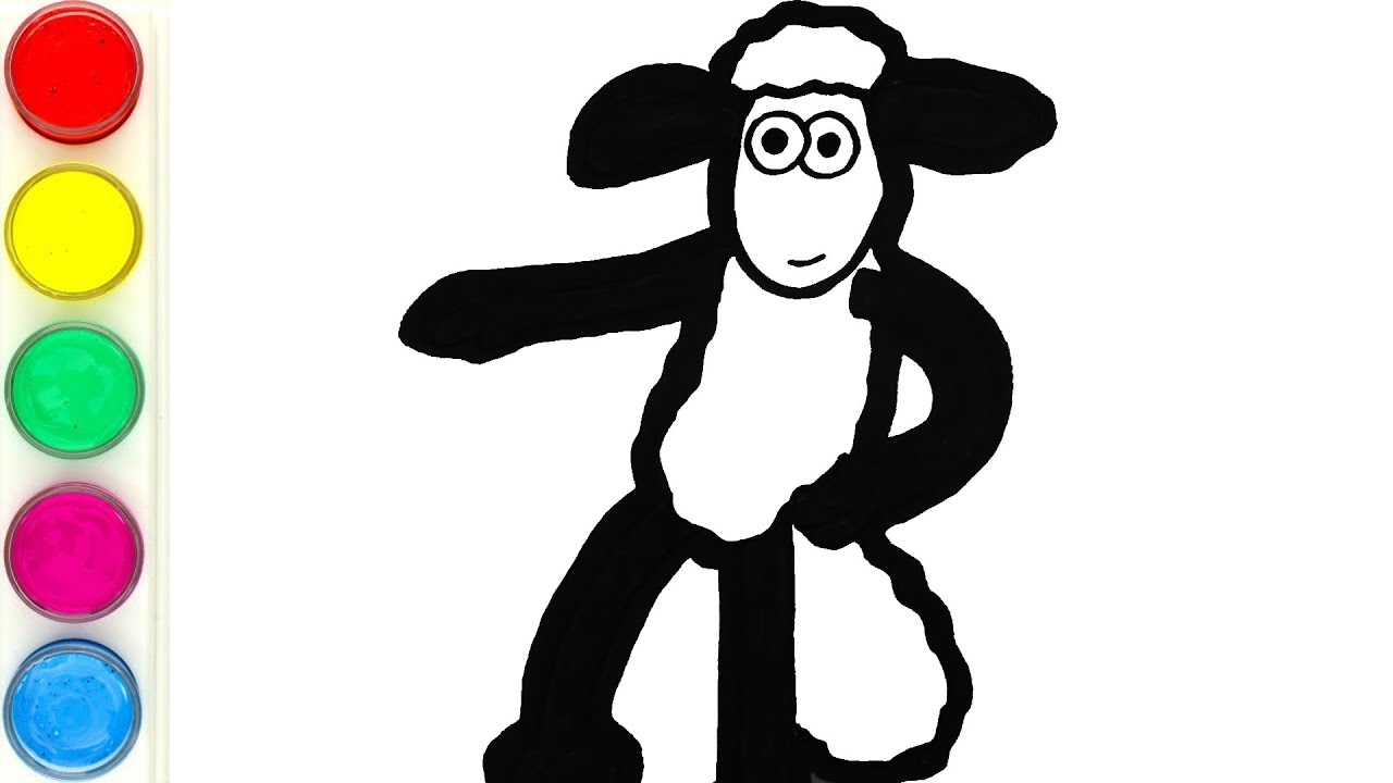 Detail Shaun The Sheep Mewarnai Nomer 15