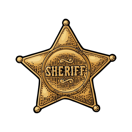 Detail Sheriff Badge Clipart Nomer 2