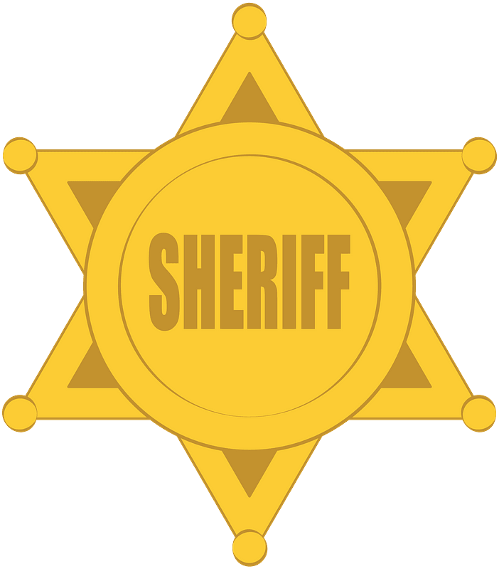 Detail Sheriff Badge Clipart Free Nomer 10