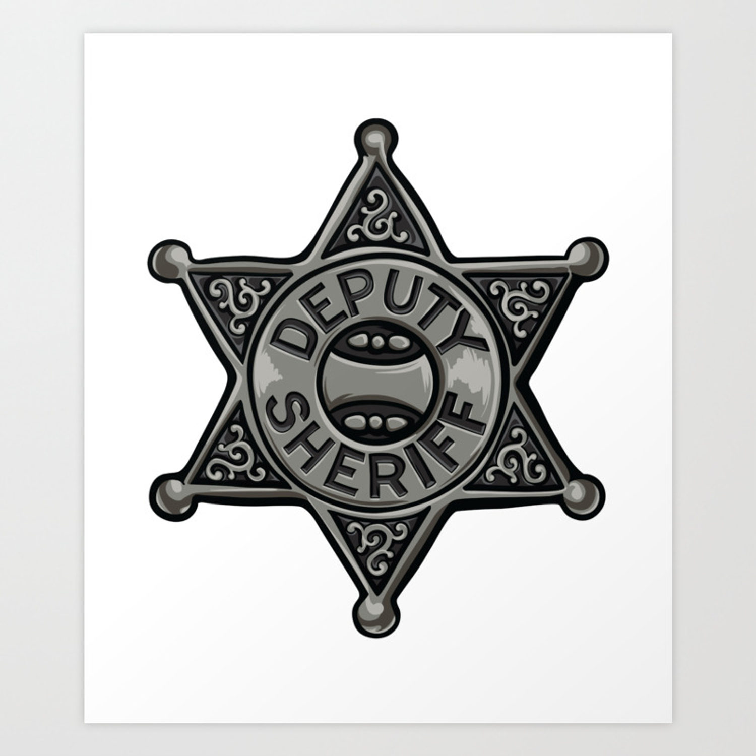 Detail Sheriff Badge Image Nomer 35