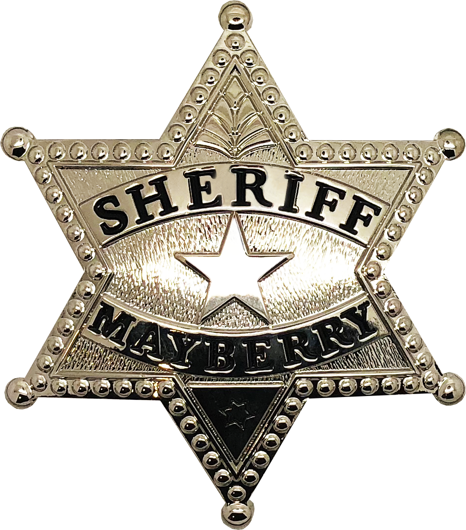 Detail Sheriff Badge Transparent Nomer 16