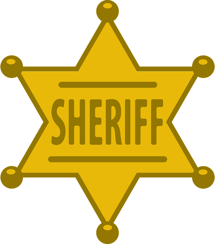 Detail Sheriff Badge Transparent Nomer 47