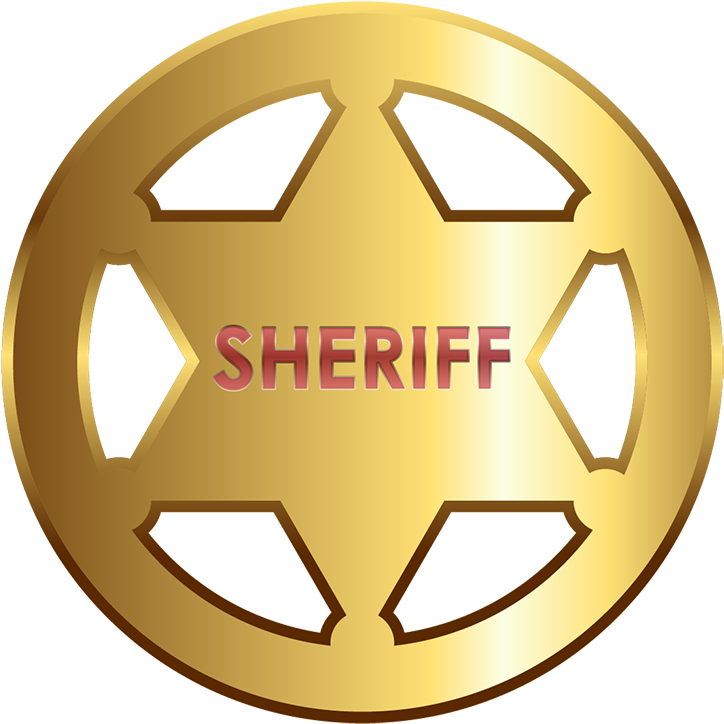 Detail Sheriff Badge Transparent Nomer 49