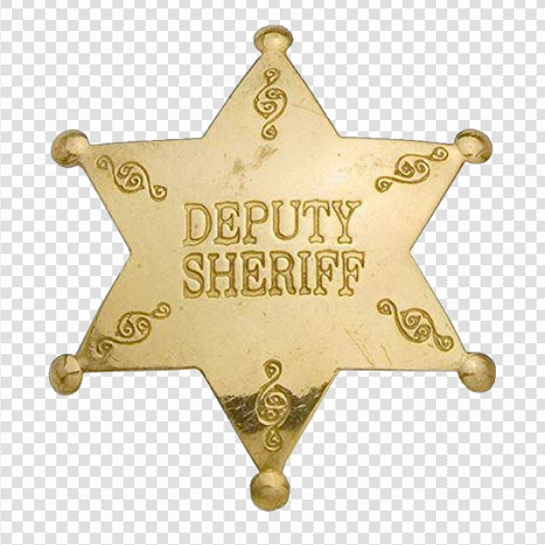 Detail Sheriff Badge Transparent Background Nomer 12