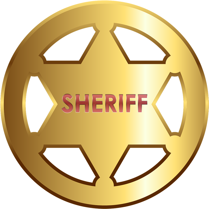 Detail Sheriff Badge Transparent Background Nomer 31