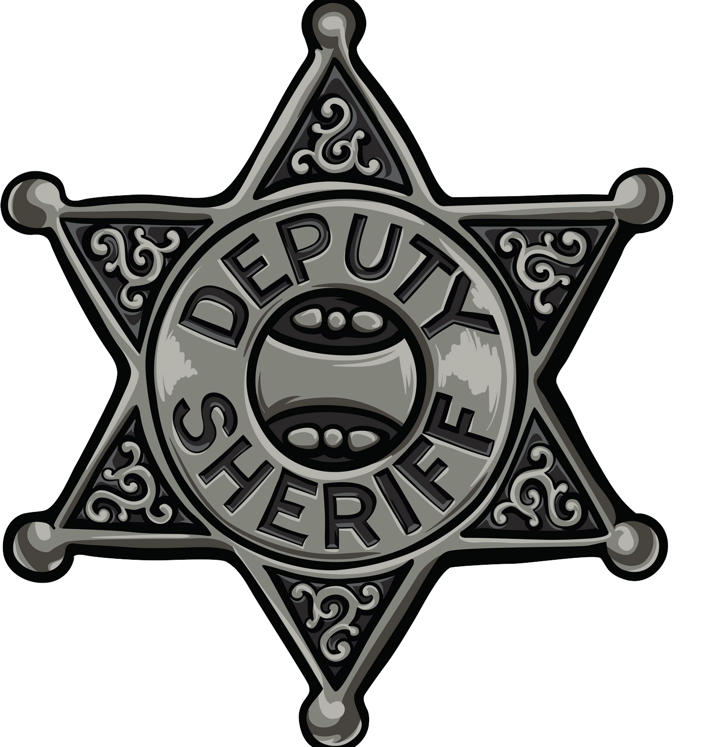 Detail Sheriff Badge Transparent Background Nomer 33