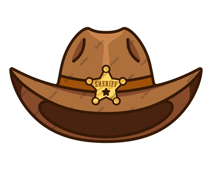 Detail Sheriff Hat Clipart Nomer 17