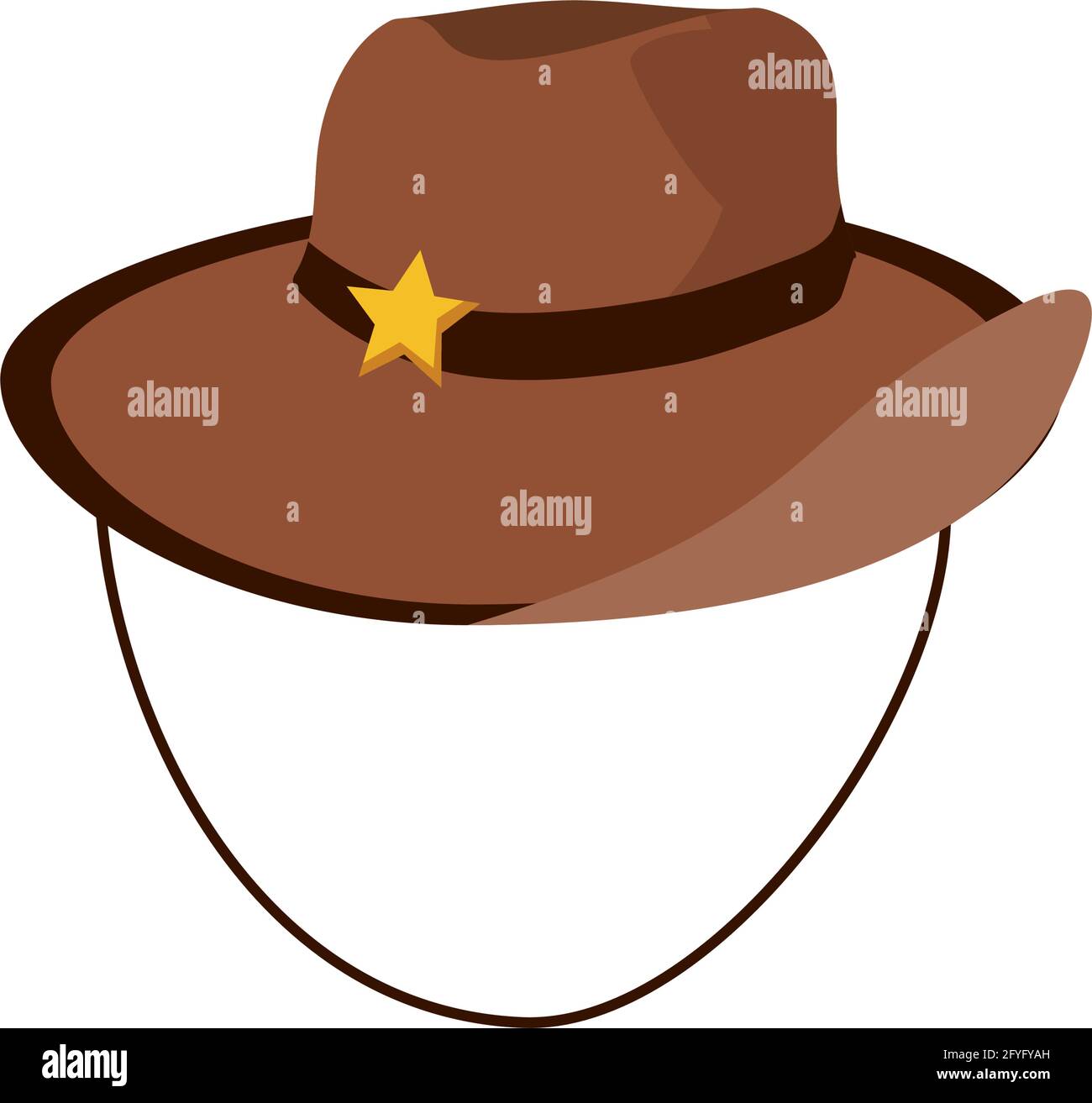 Detail Sheriff Hat Clipart Nomer 44