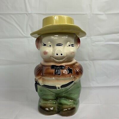 Sheriff Pig Cookie Jar - KibrisPDR