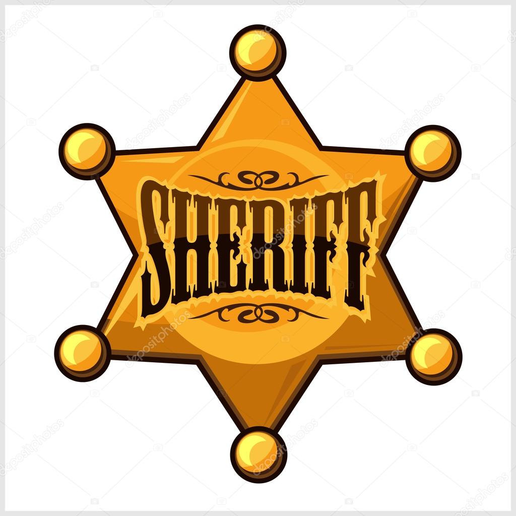 Detail Sheriff Star Badge Clipart Nomer 40