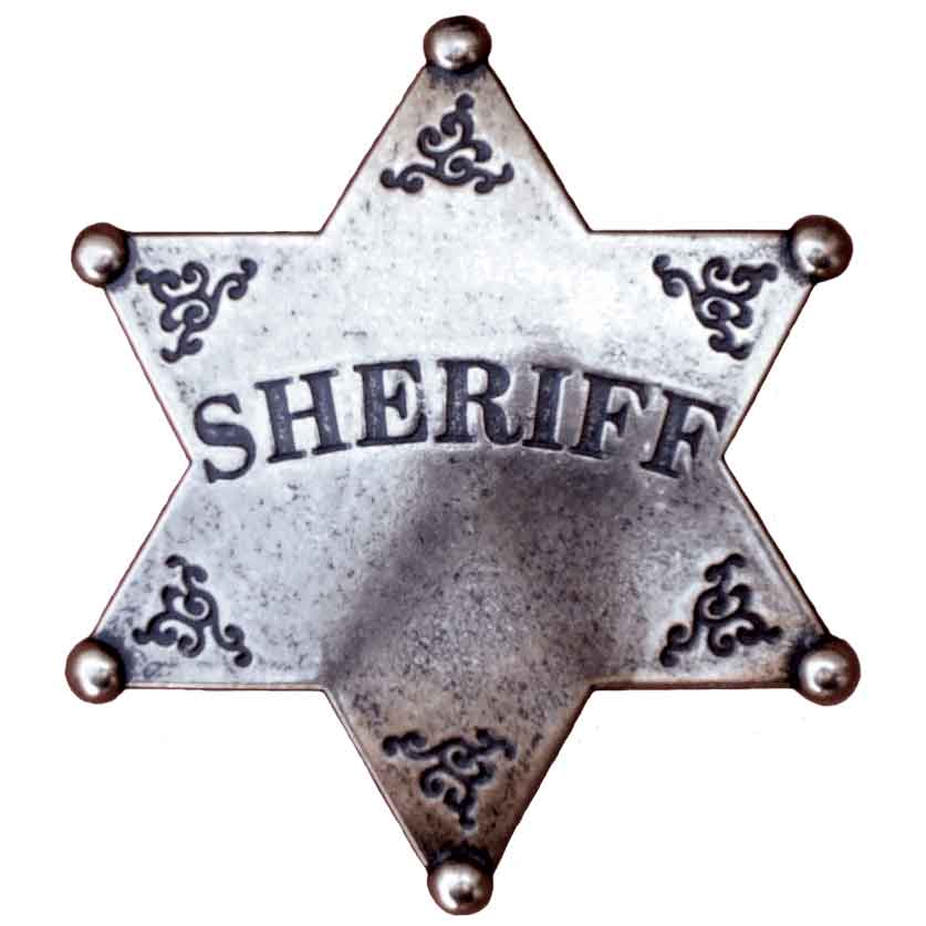 Detail Sheriffs Badge Nomer 42