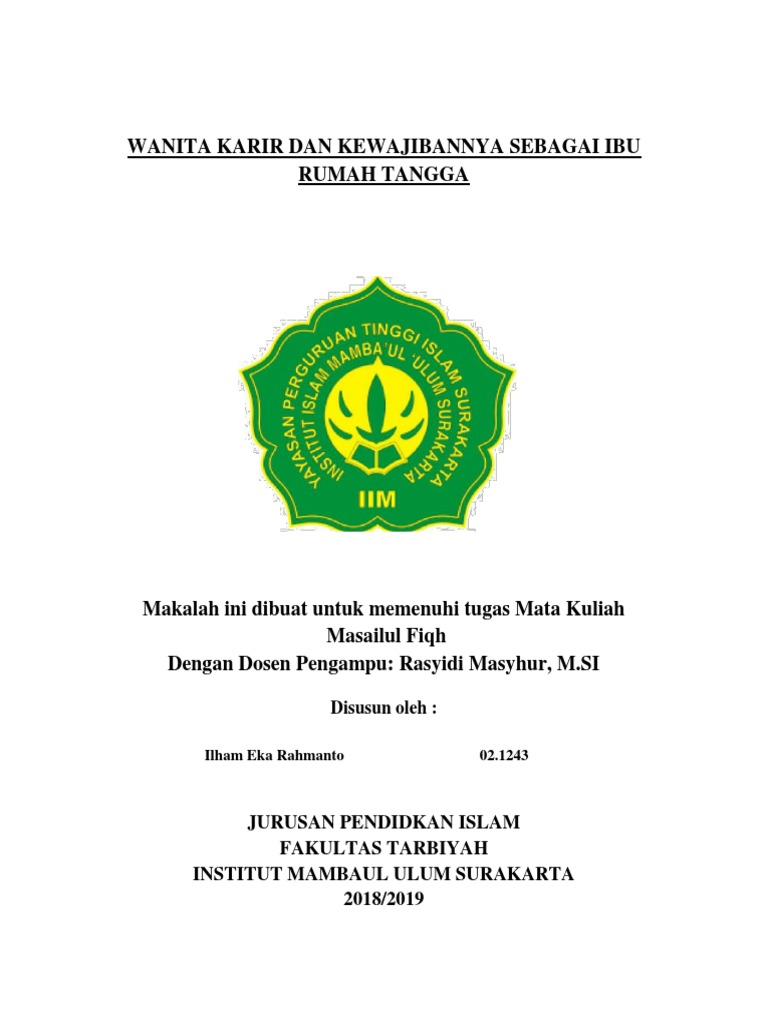 Detail Wanita Karir Vs Ibu Rumah Tangga Dalam Islam Nomer 36