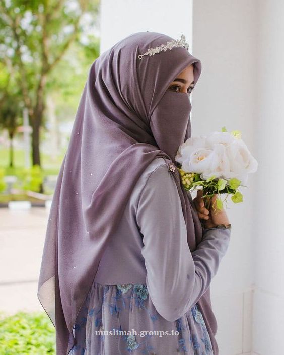 Detail Wanita Muslimah Cantik Bercadar Nomer 34