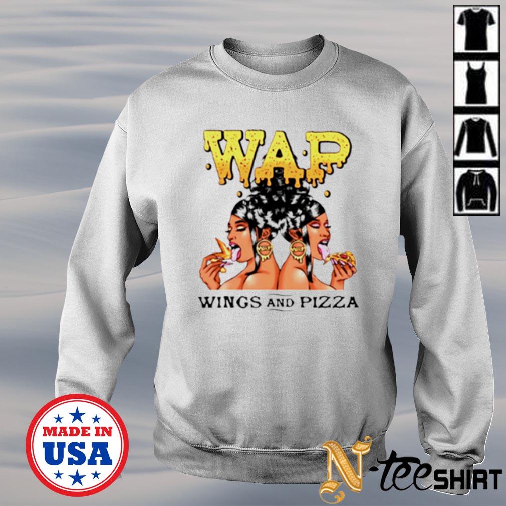 Detail Wap Wings And Pizza Shirt Nomer 9