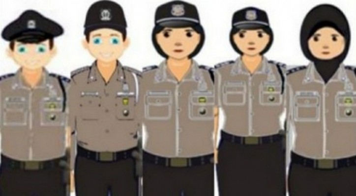 Detail Warna Baju Polisi Kartun Nomer 31