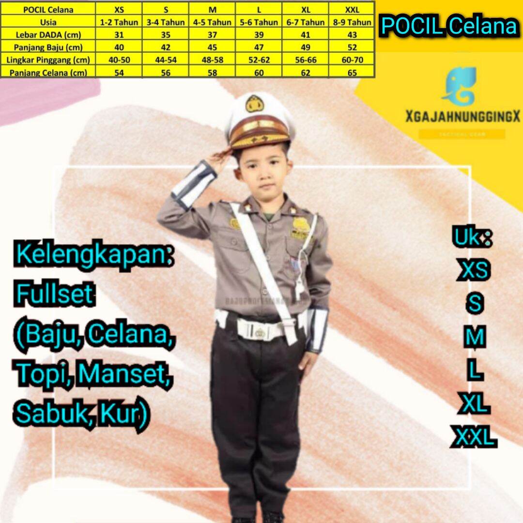 Detail Warna Baju Polisi Kartun Nomer 40