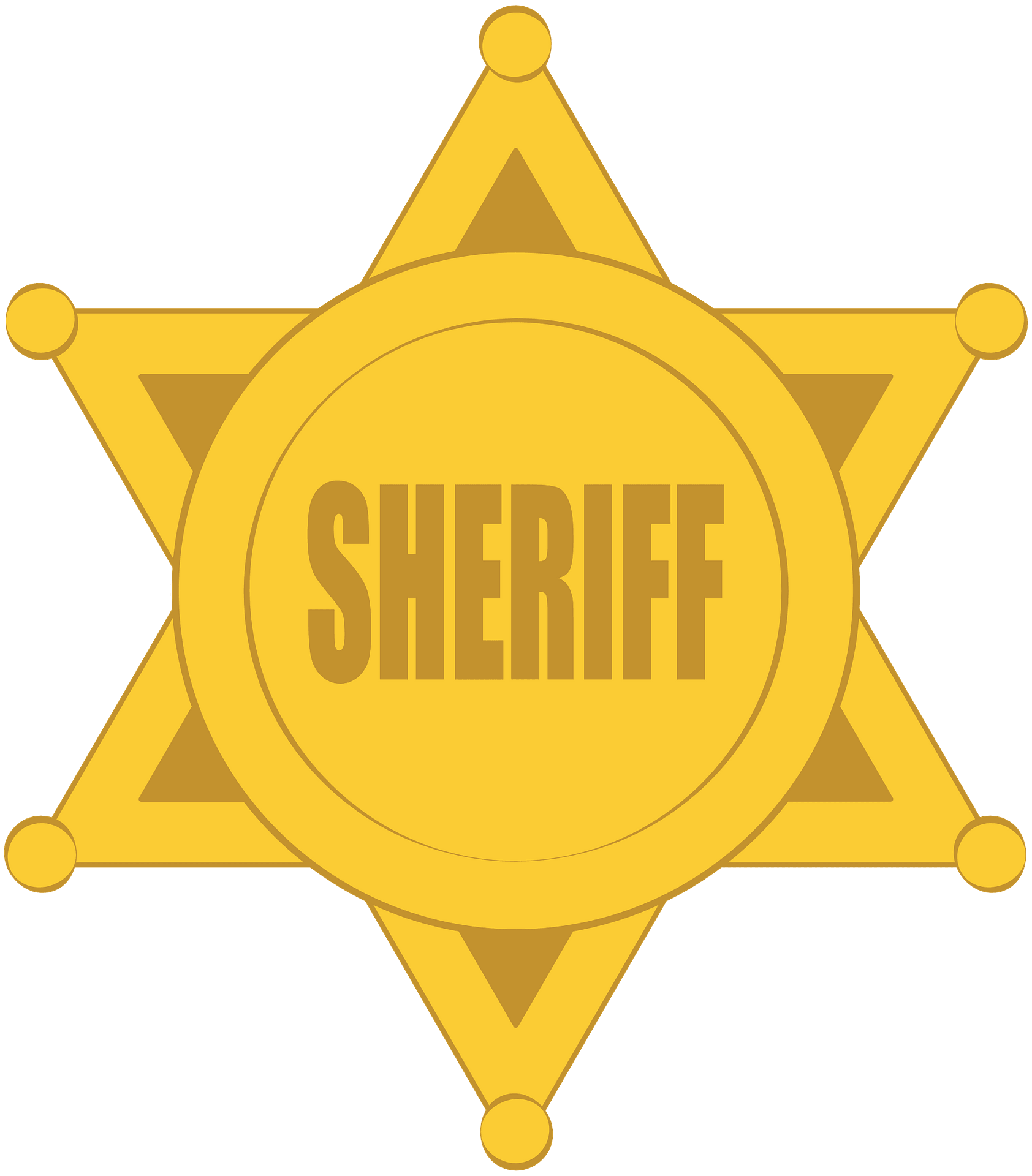 Detail Sherrif Badge Clipart Nomer 16