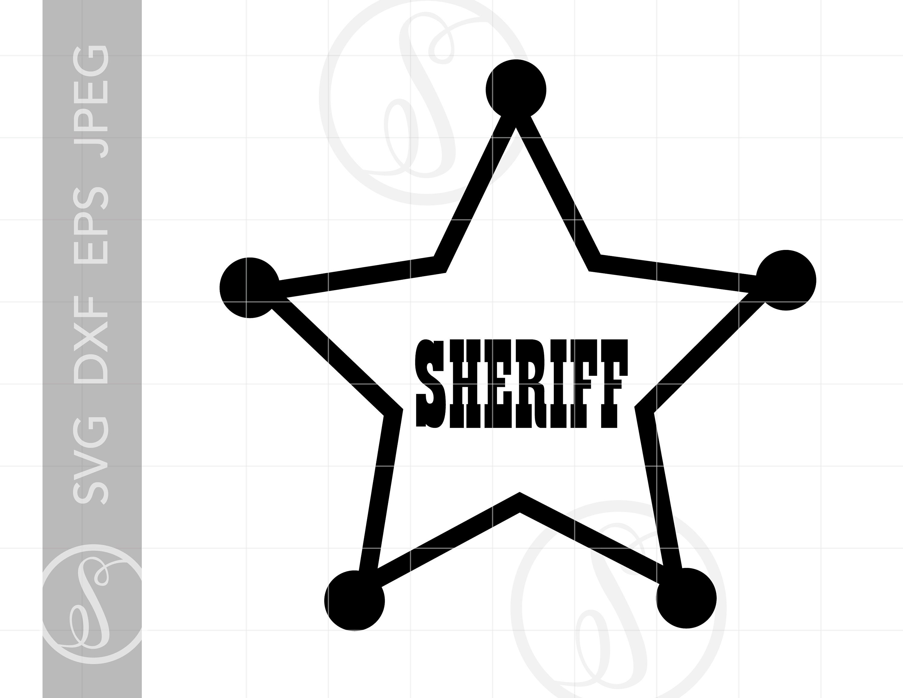 Detail Sherrif Badge Clipart Nomer 37