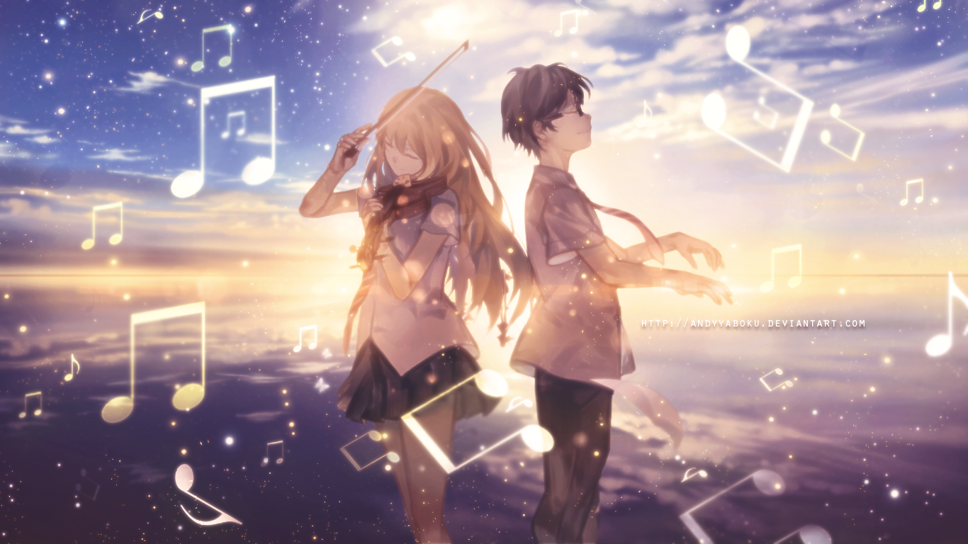 Detail Shigatsu Wa Kimi No Uso Wallpaper Nomer 4