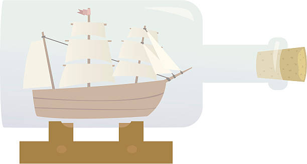Detail Ship In A Bottle Clipart Nomer 21