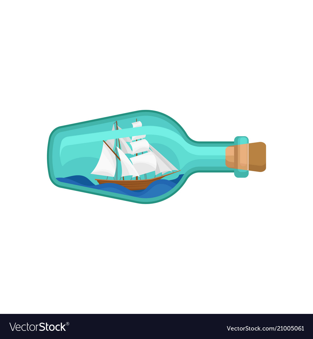 Detail Ship In A Bottle Clipart Nomer 24