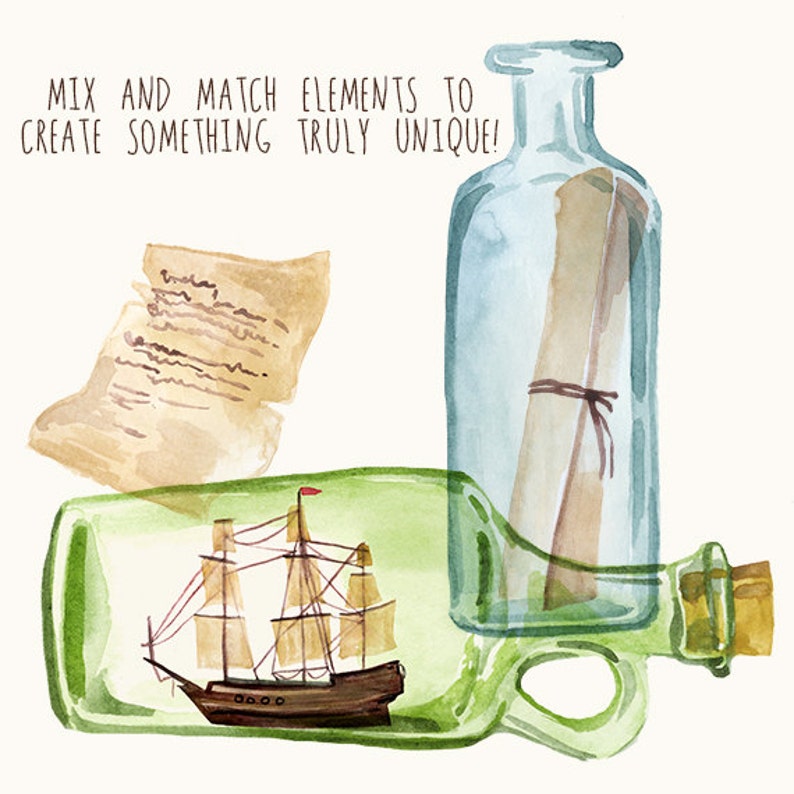 Detail Ship In A Bottle Clipart Nomer 37