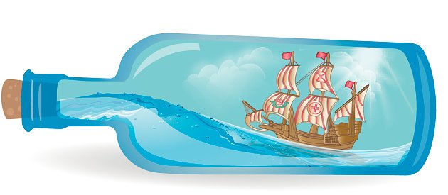 Detail Ship In A Bottle Clipart Nomer 7