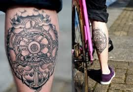 Detail Ship Wheel And Anchor Tattoo Meaning Nomer 12