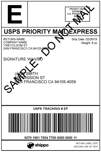 Detail Shipping Label Images Nomer 10