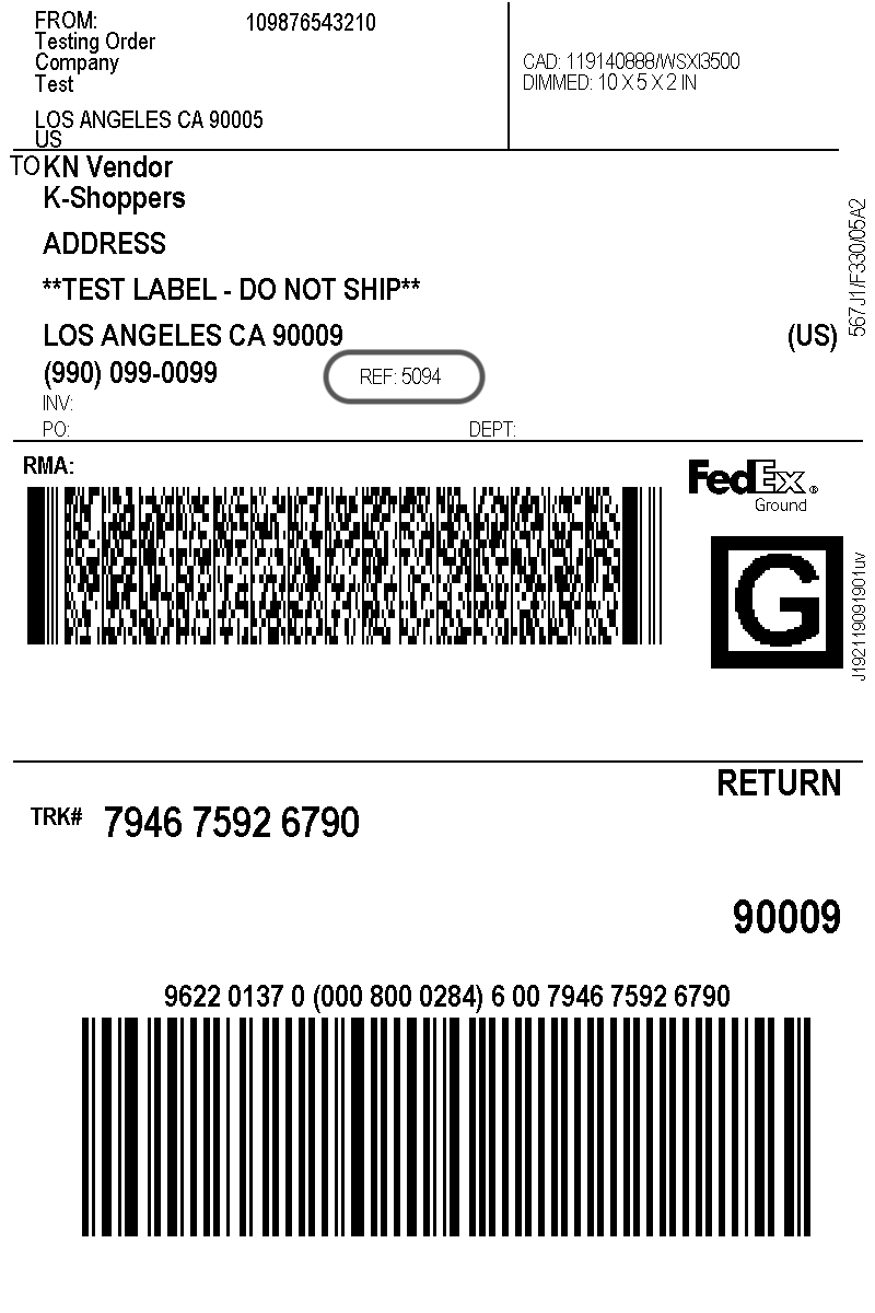 Detail Shipping Label Images Nomer 38