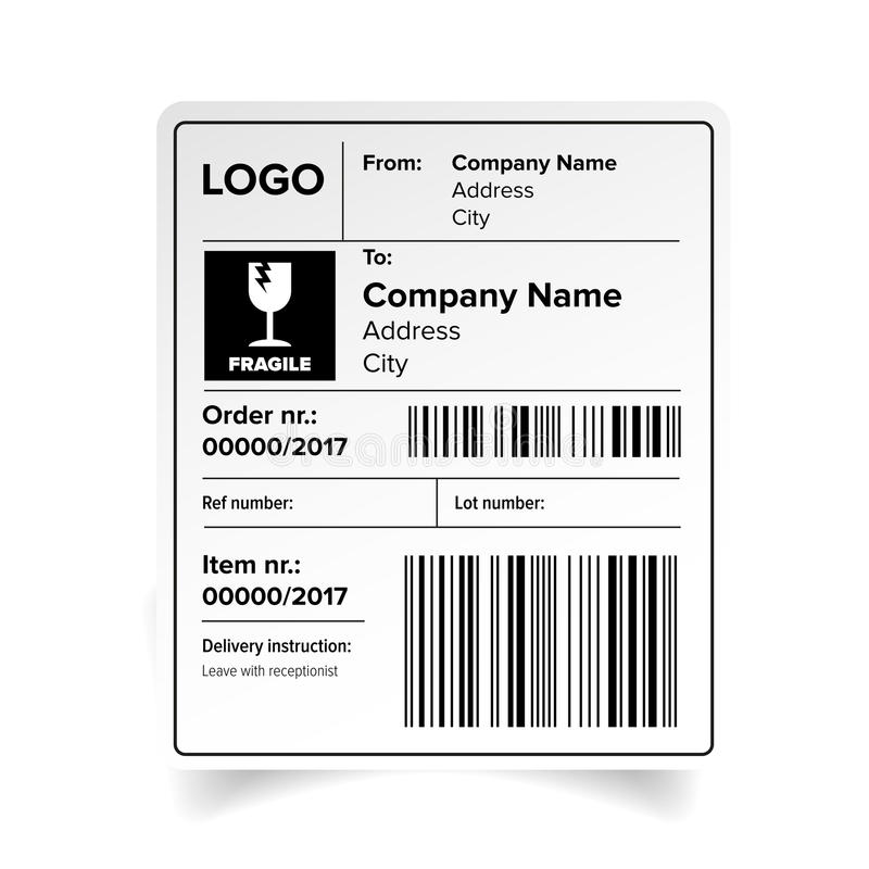 Detail Shipping Label Images Nomer 49