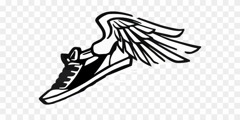 Detail Shoe With Wings Clipart Nomer 13