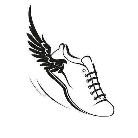 Detail Shoe With Wings Clipart Nomer 14