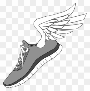 Detail Shoe With Wings Clipart Nomer 23