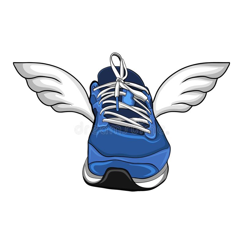 Detail Shoe With Wings Clipart Nomer 37