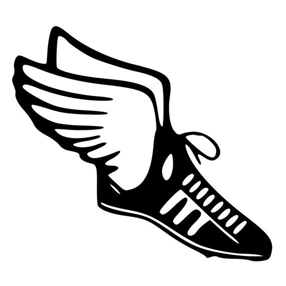 Detail Shoe With Wings Clipart Nomer 7