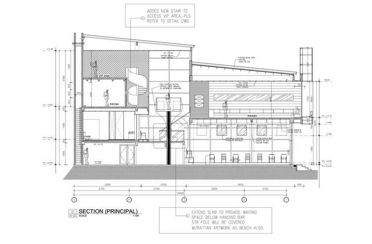 Detail Shop Drawing Gambar Kerja Potongan Restoran Nomer 12