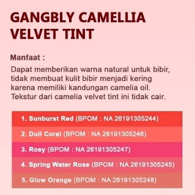 Detail Warna Camelia Red Nomer 48