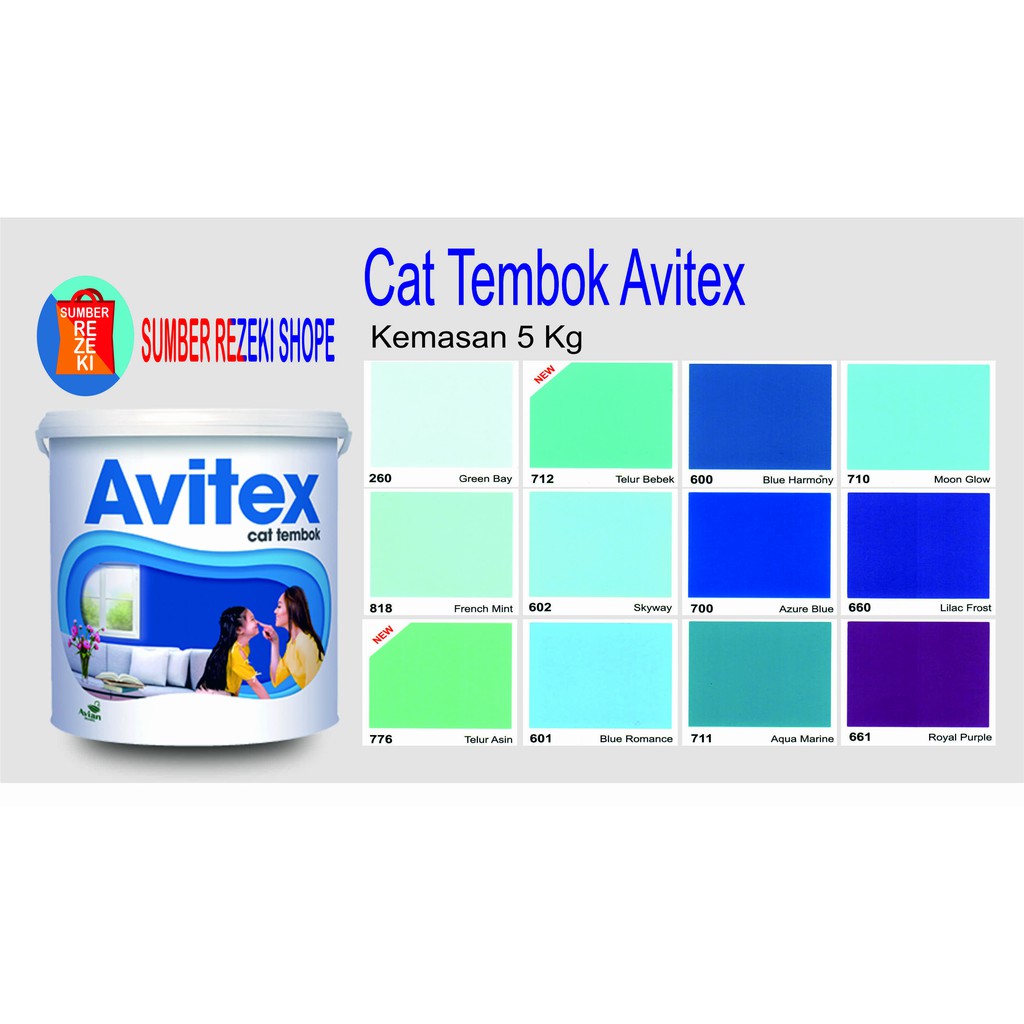 Detail Warna Cat Avitek Nomer 39