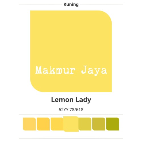 Detail Warna Cat Kuning Lemon Nomer 39