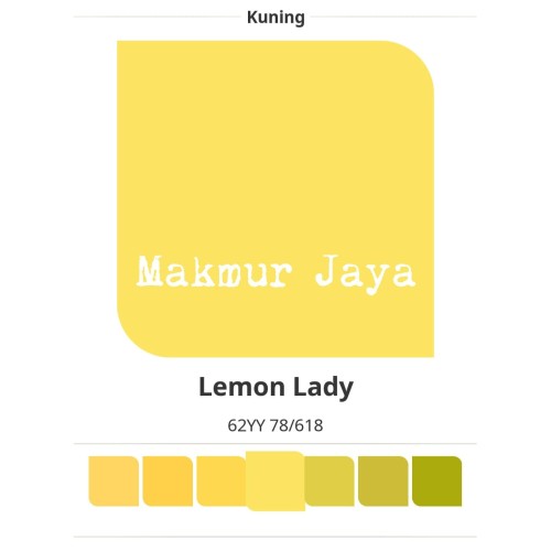 Detail Warna Cat Lemon Nomer 21