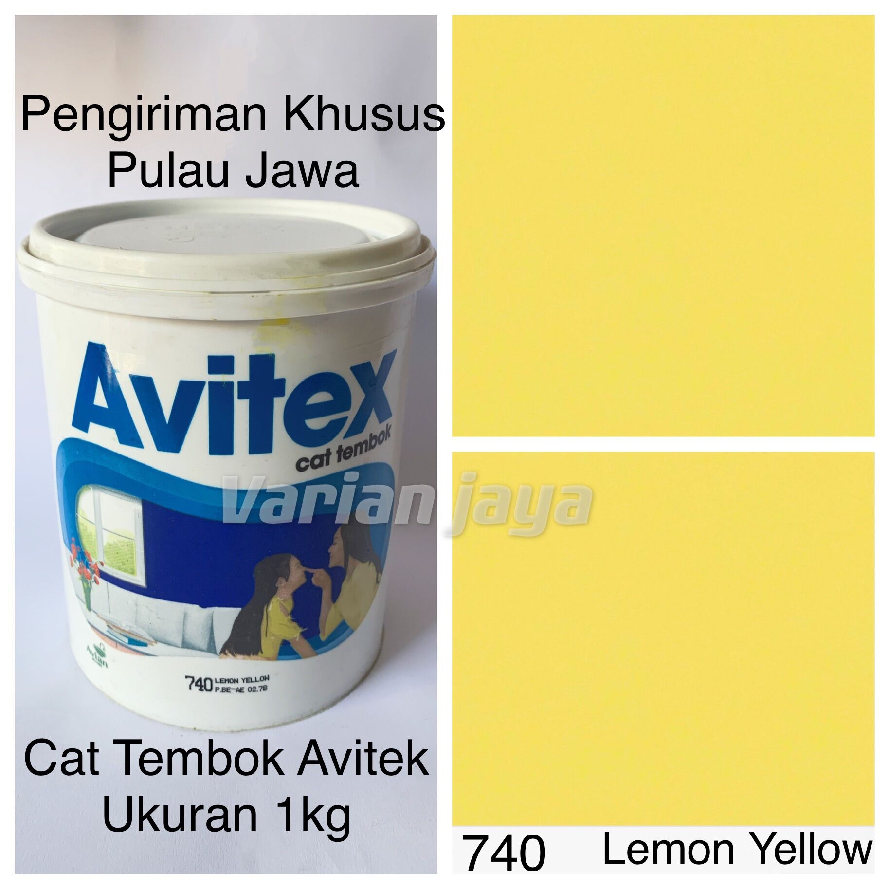 Detail Warna Cat Lemon Yellow Nomer 42
