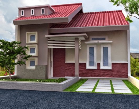 Detail Warna Cat Rumah Merah Maroon Nomer 17