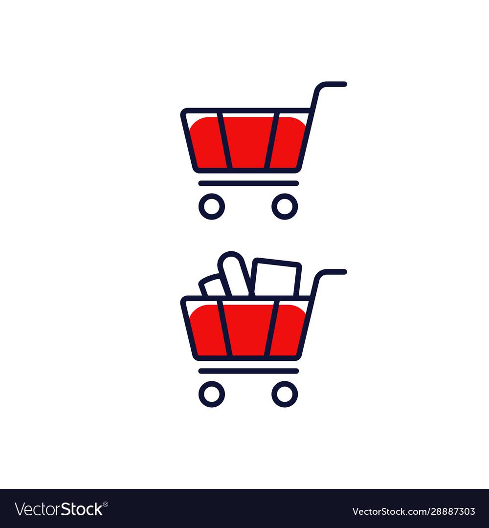 Detail Shopping Cart Vector Nomer 29