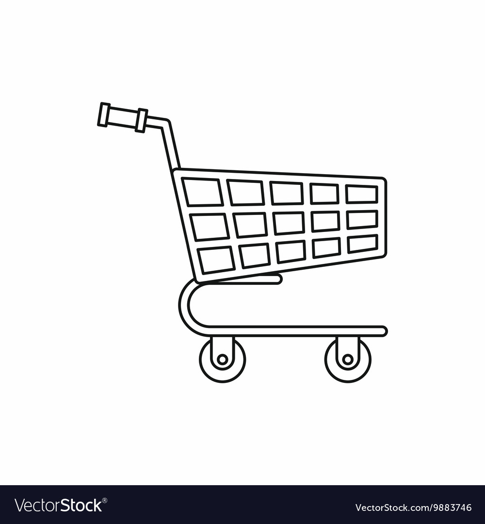 Detail Shopping Cart Vector Nomer 55