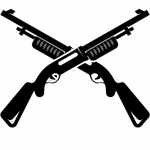 Detail Shotgun Silhouette Clip Art Nomer 25