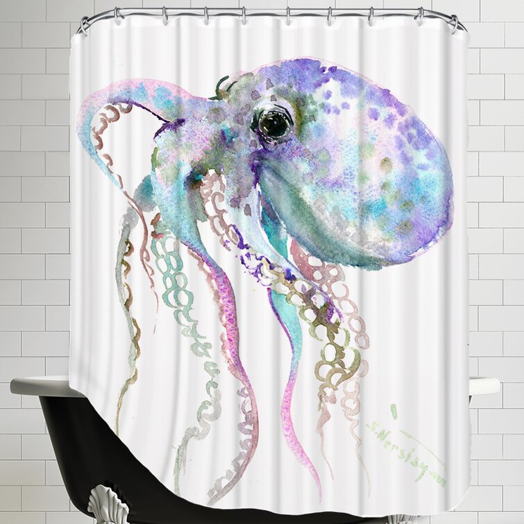 Detail Shower Curtains Octopus Nomer 19