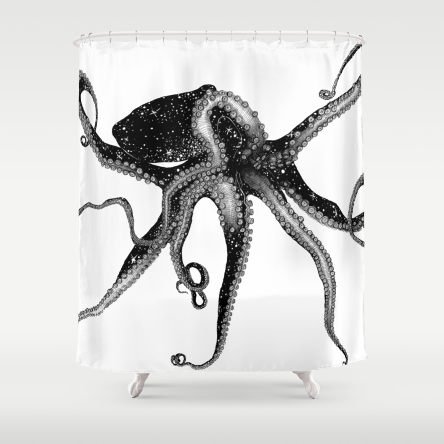 Detail Shower Curtains Octopus Nomer 42