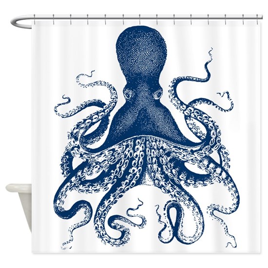 Detail Shower Curtains Octopus Nomer 6