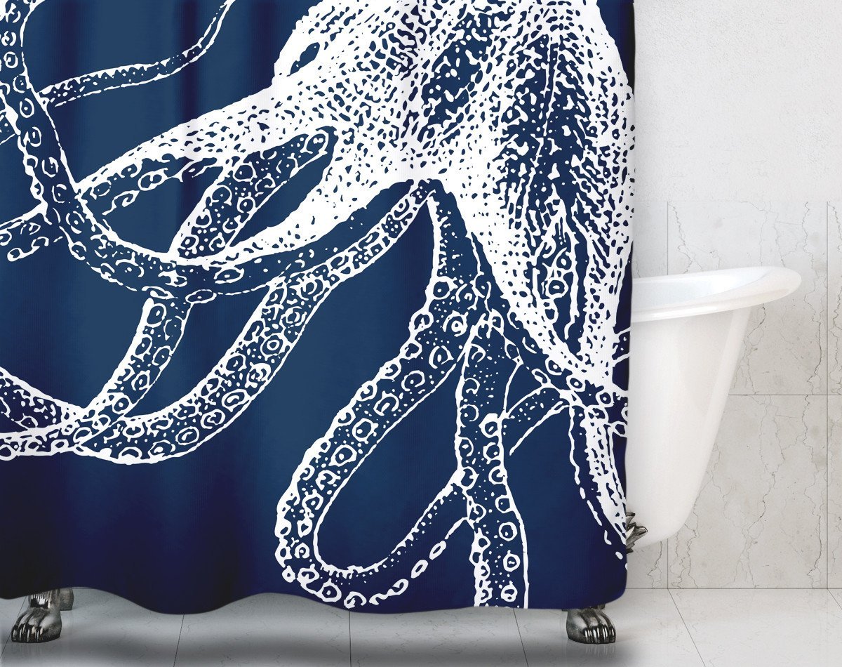 Detail Shower Curtains Octopus Nomer 50